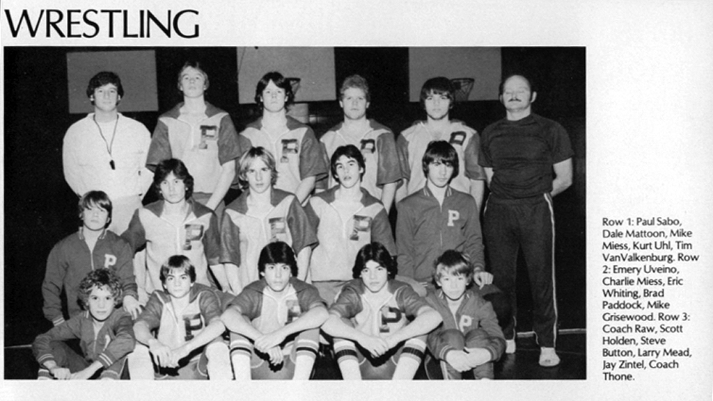 1981-1982 Perry Yellow Jackets Wrestling