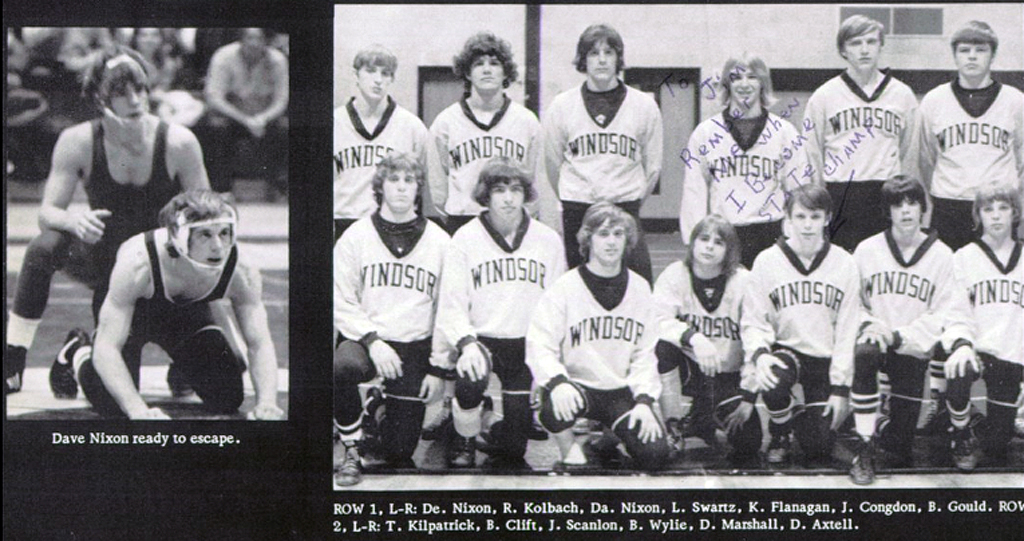 1974-1975 Windsor Black Knights Wrestling