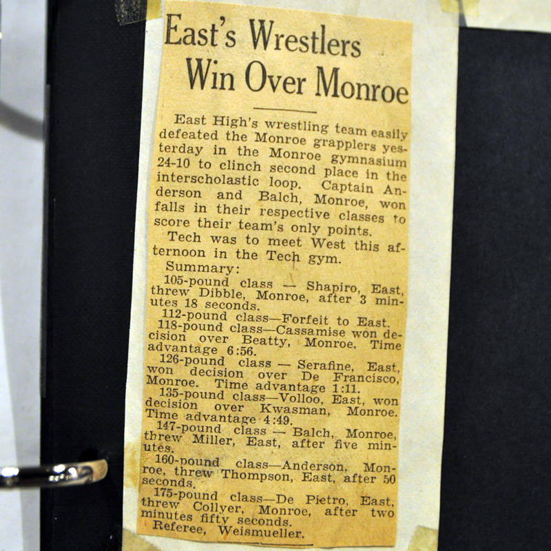 East\'s Wrestlers Win Over Monroe