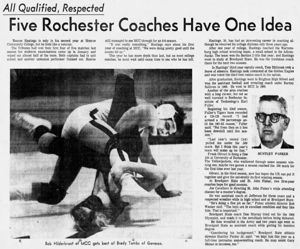 Five Rochester Coaches Have One Idea