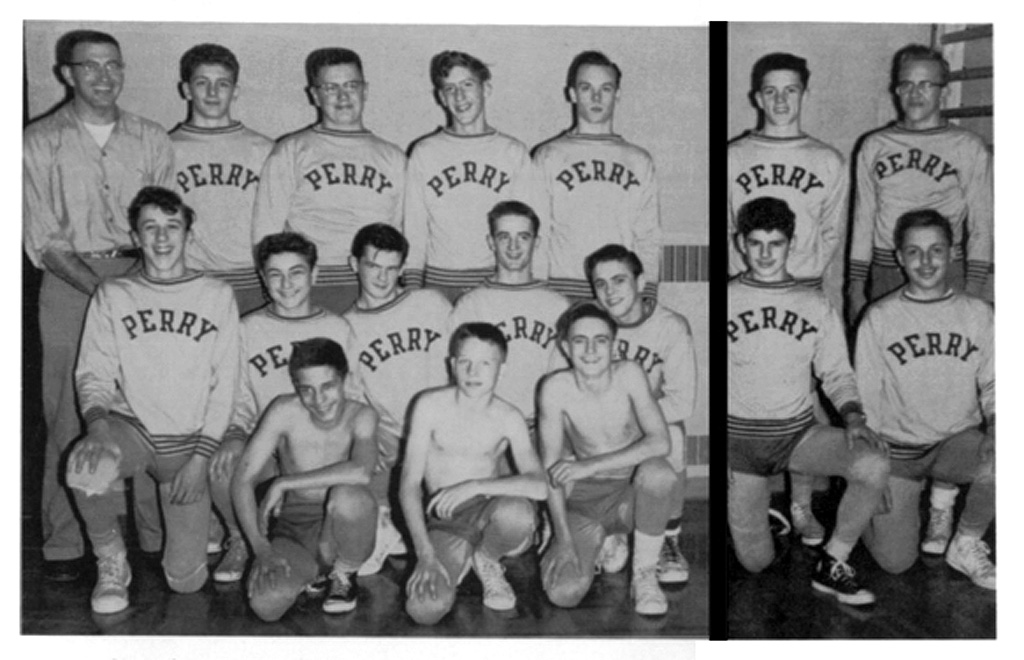 1955-56 Perry Yellow Jackets Wrestling