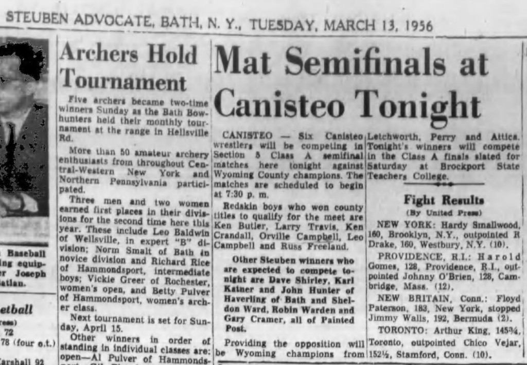 Mat Semifinals at Canisteo Tonight