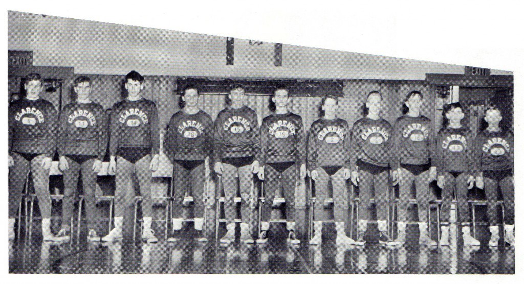 1954-1955 Clarence Red Devils Wrestling