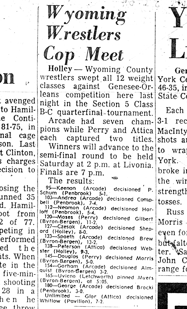 Wyoming Wrestlers Cop Meet