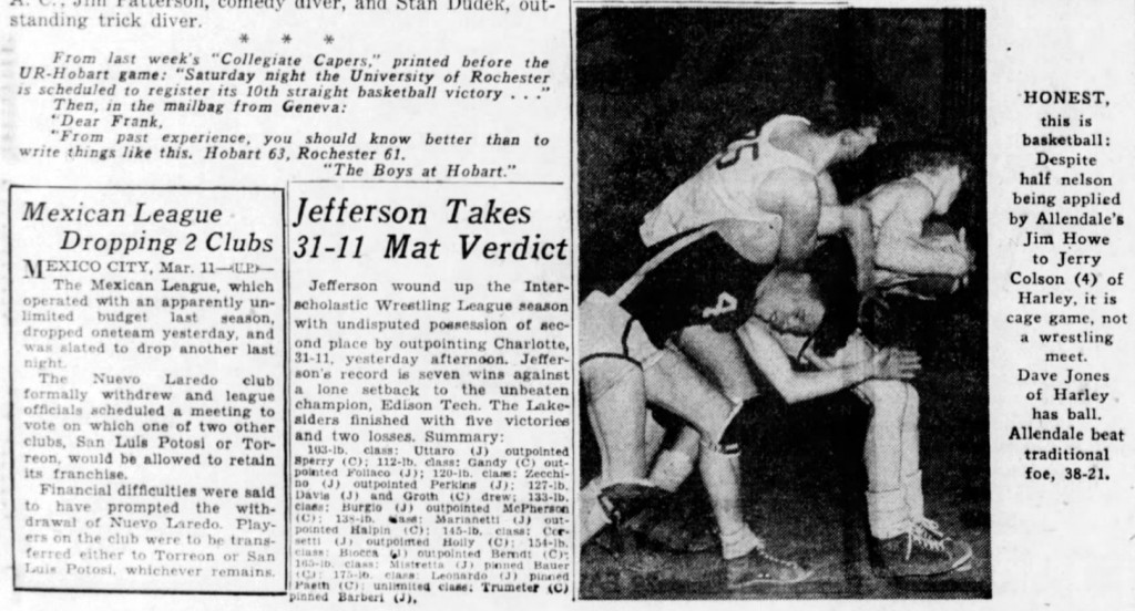 Jefferson Takes 31-11 Mat Verdict