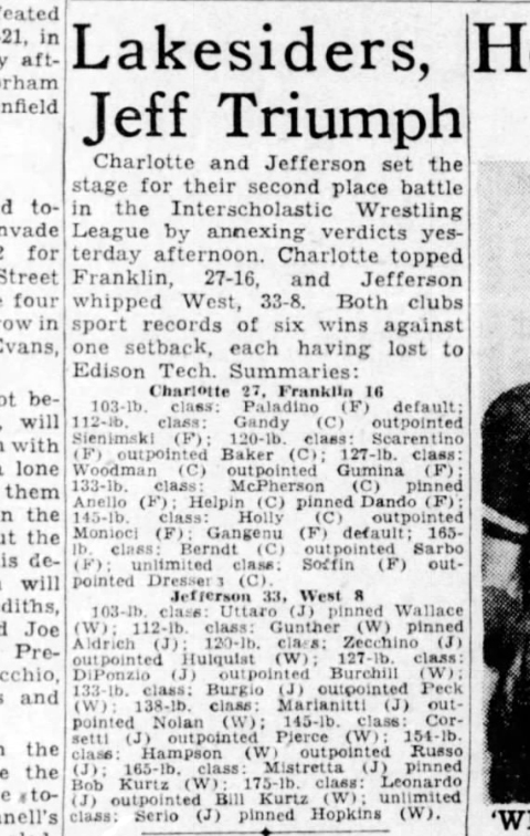 Lakesiders, Jeff Triumph