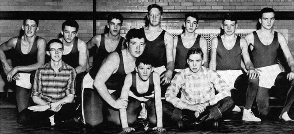 1956-1957 Randolph Cardinals Wrestling
