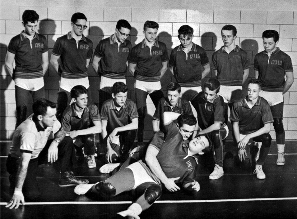 1959-1960 Attica Blue Devils Wrestling
