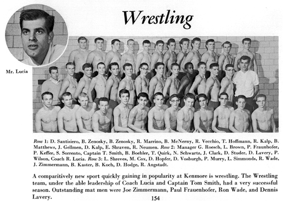 1958-1959 Kenmore Blue Devils Wrestling