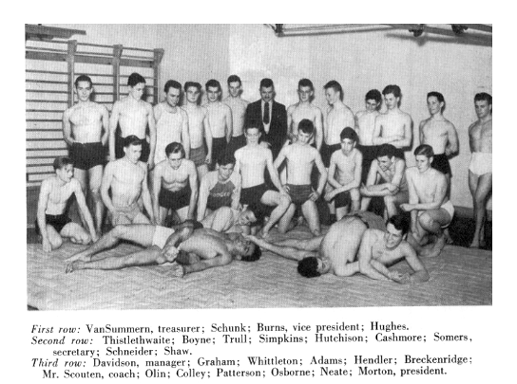 1939-1940 Kenmore Blue Devils Wrestling Club