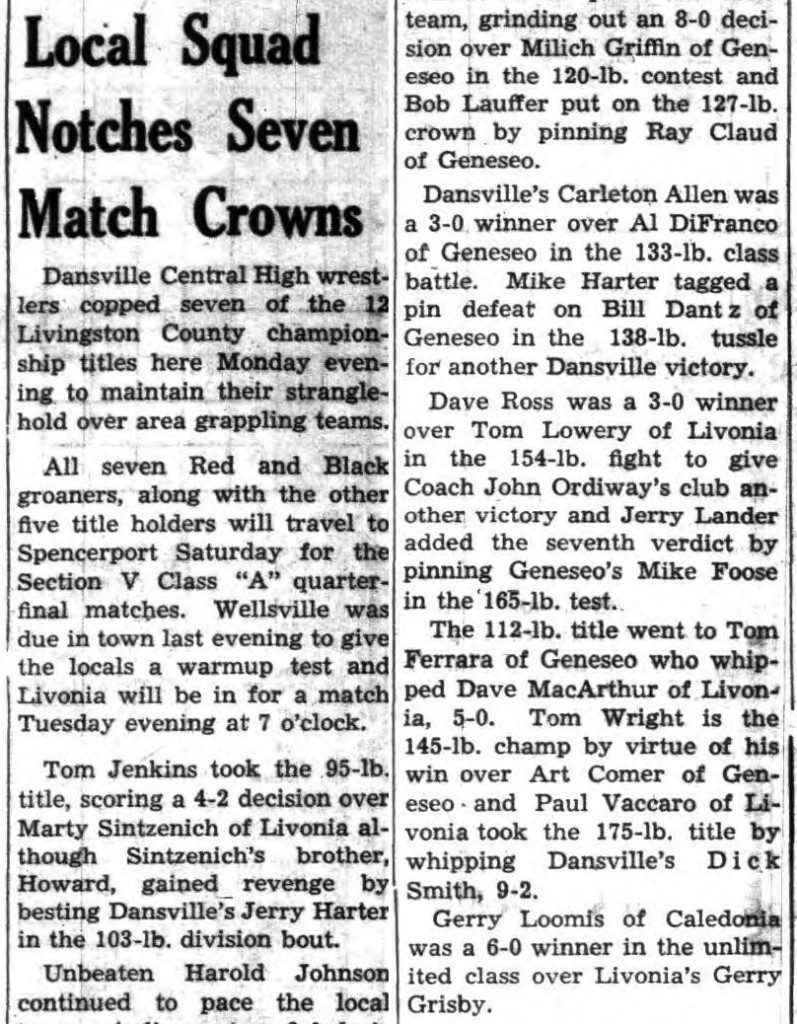 Mustang Grapplers Pin County Title To Mat