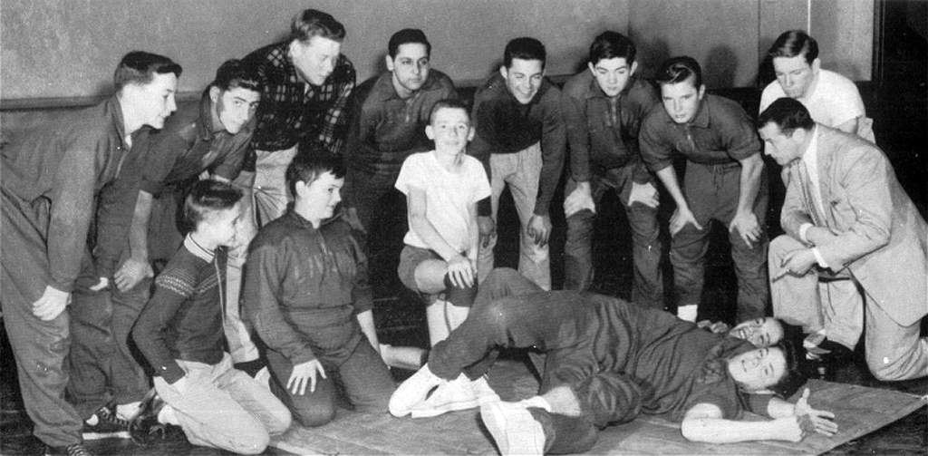 1956-1957 Livonia Bulldogs Wrestling