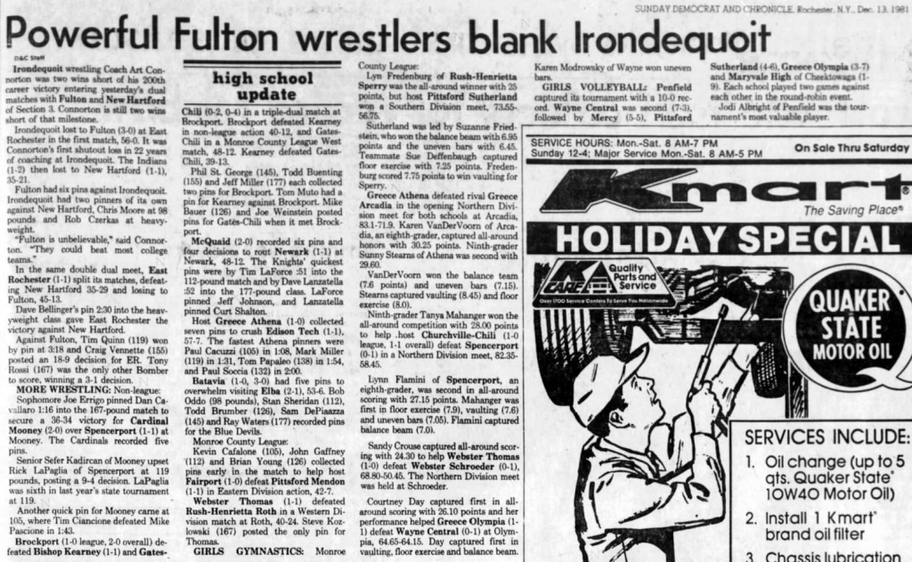 Indians lose to New Hartford