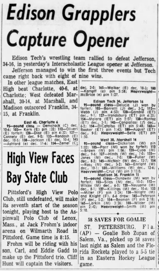 Edison Grapplers Capture Opener