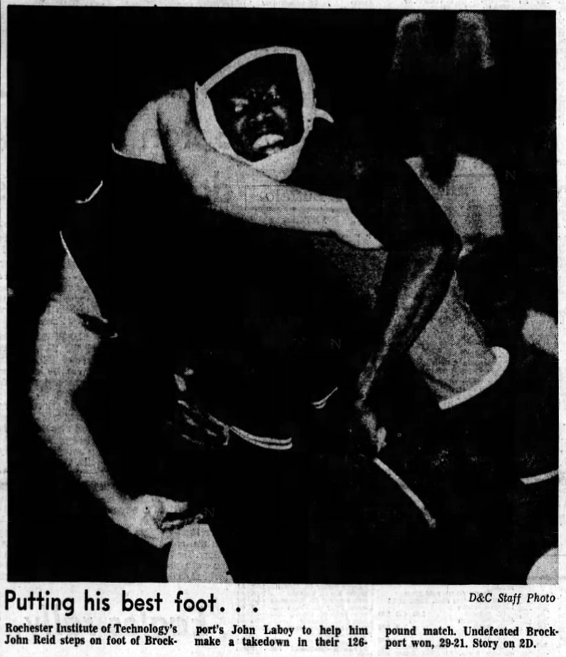 Putting his best foot...