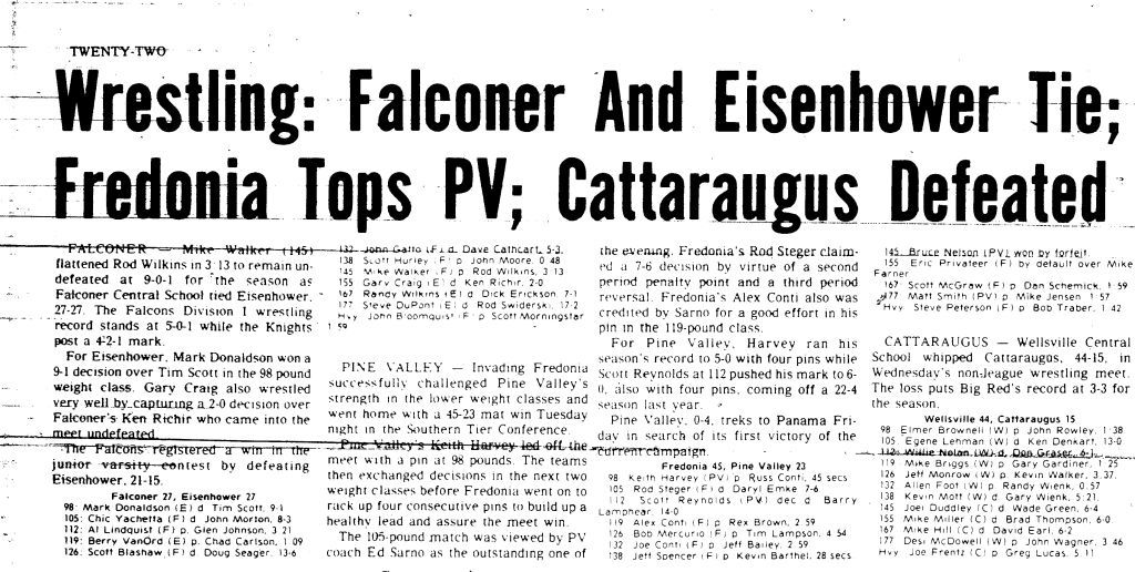 Cattaraugus Defeated
