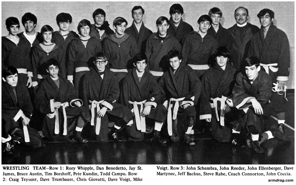 1971-1972 Irondequoit Indians Varsity Wrestling