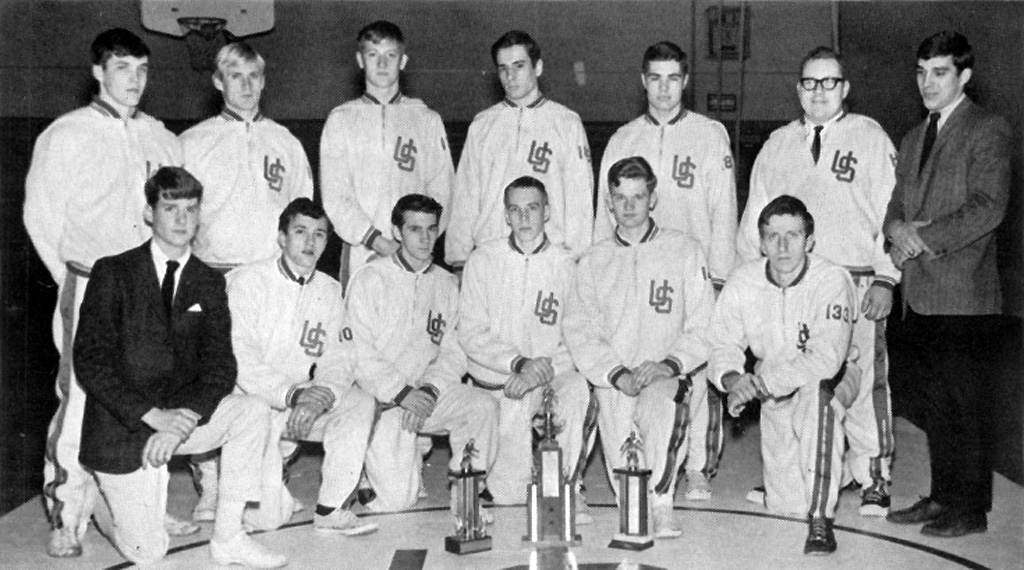1965-1966 Union Springs Wolves Wrestling