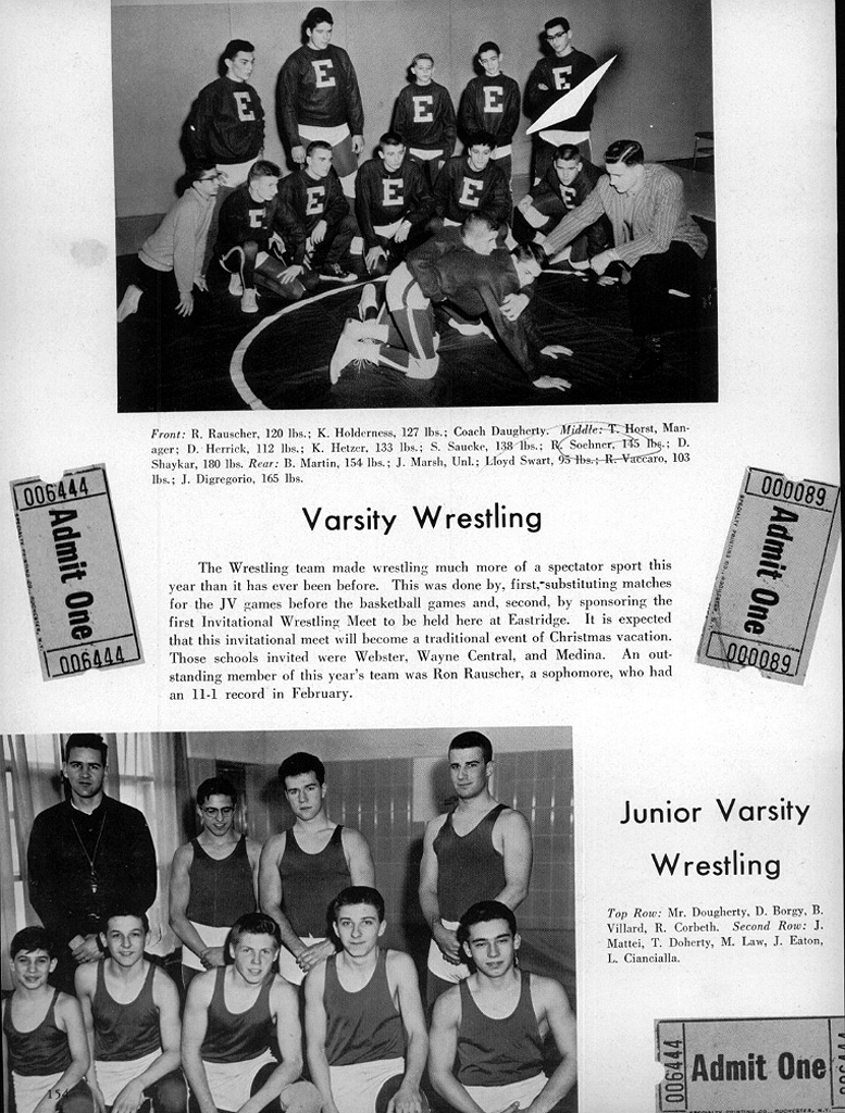 1962-1963 Eastridge Lancers Wrestling