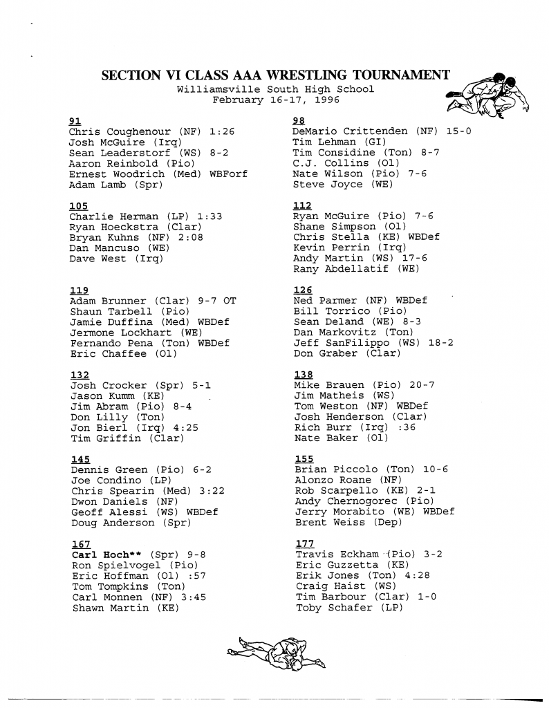 1996 Section VI Class AAA 1/2