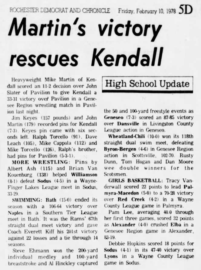 Martin's victory rescues Kendall