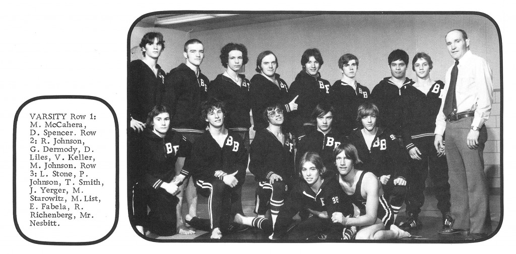 1977-1978 Byron-Bergen Bees Varsity Wrestling