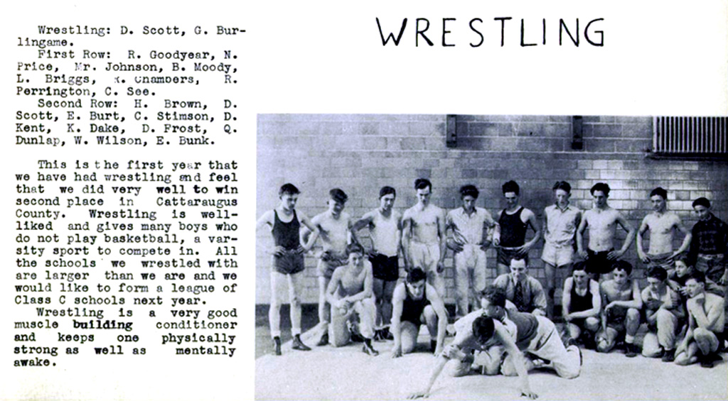 1940-41 Hinsdale Bobcats Wrestling Team
