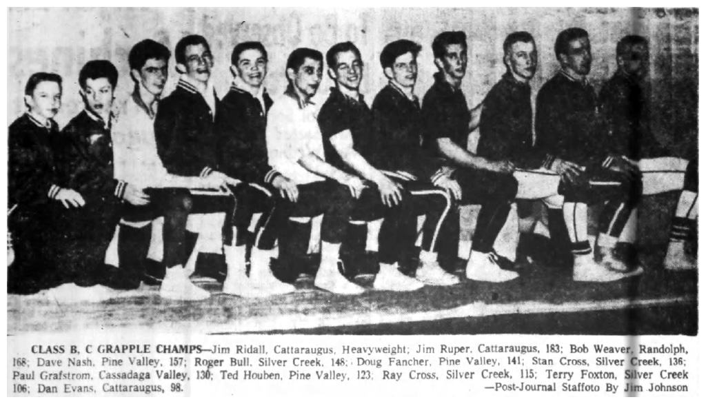 1962 NYSPHSAA Section VI Class B-C Wrestling Champions