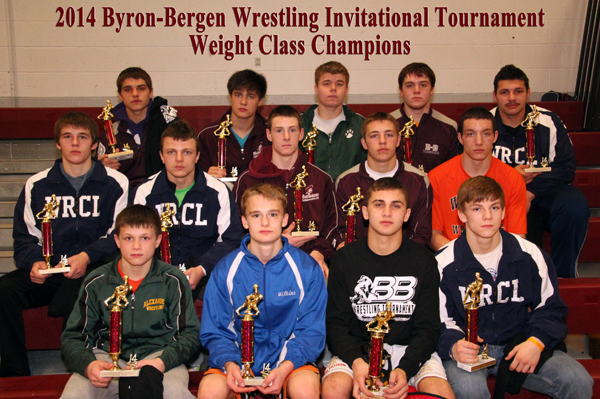 19th Annual Byron-Bergen Wrestling Invitational Champions