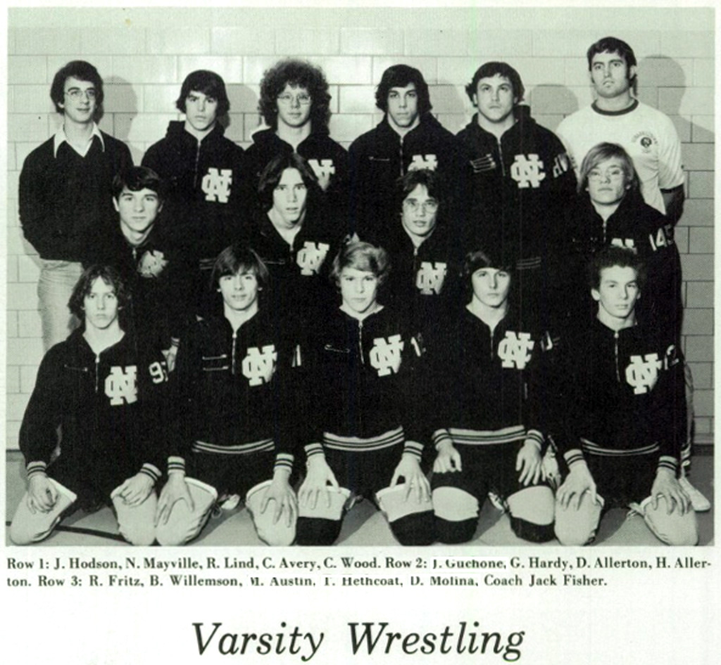 1974-1975 Newark Reds Varsity Wrestling Team