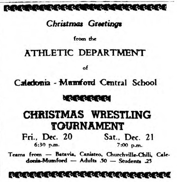 Cal-Mum Christmas Tournament