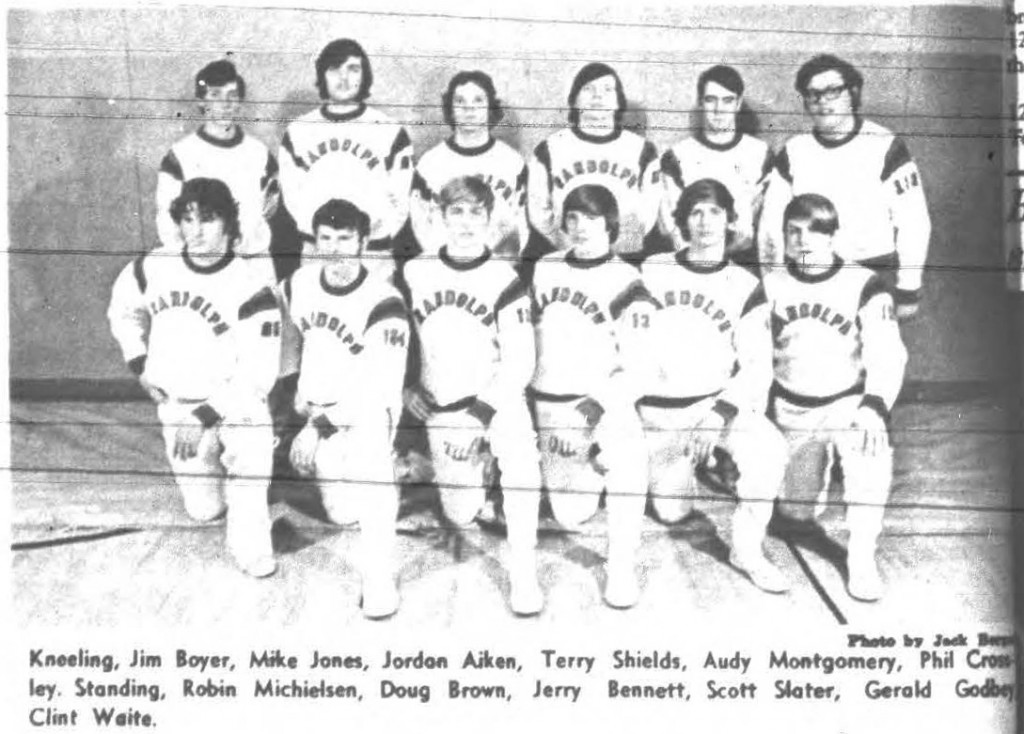 1972-1973 Randolph Cardinals Wrestling Team (1 of 2)