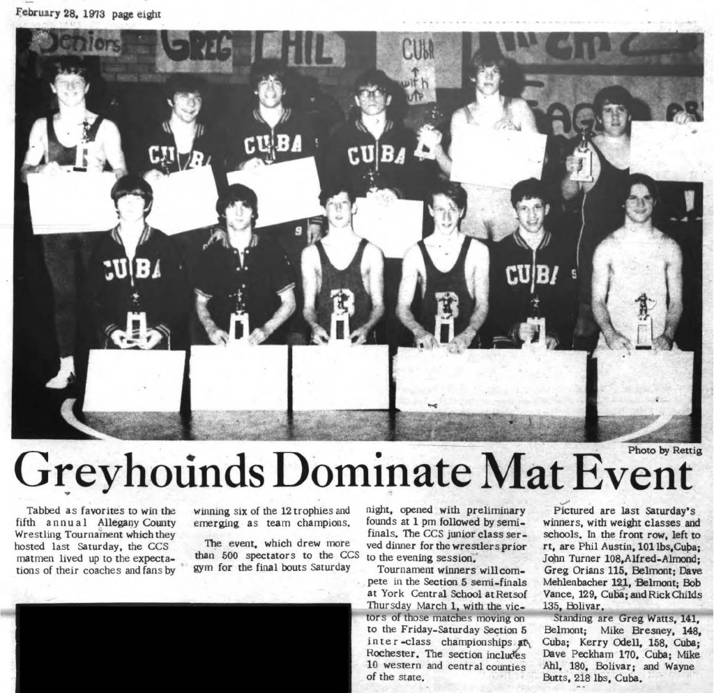 Greyhounds Dominate Mat Event