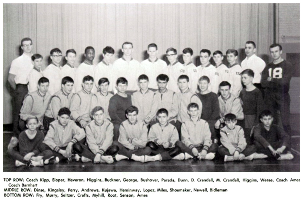 1965-1966 Medina Mustangs Wrestling