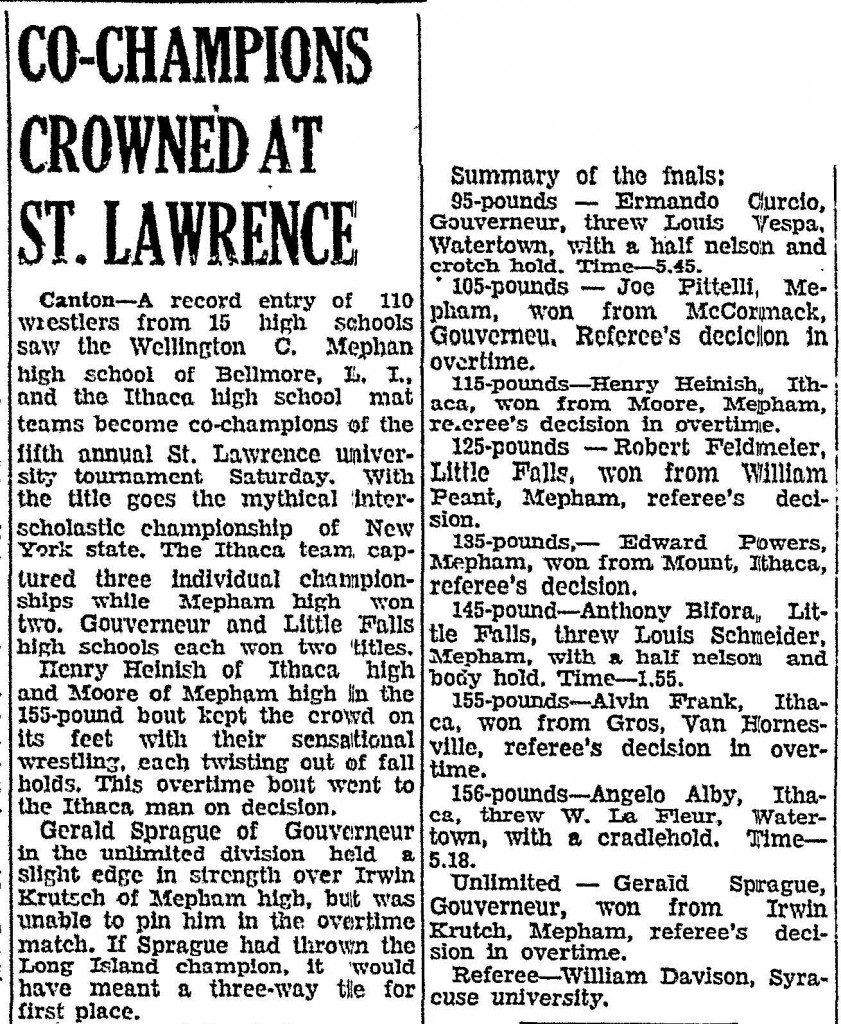 Co-Champions Crowned at St. Lawrence