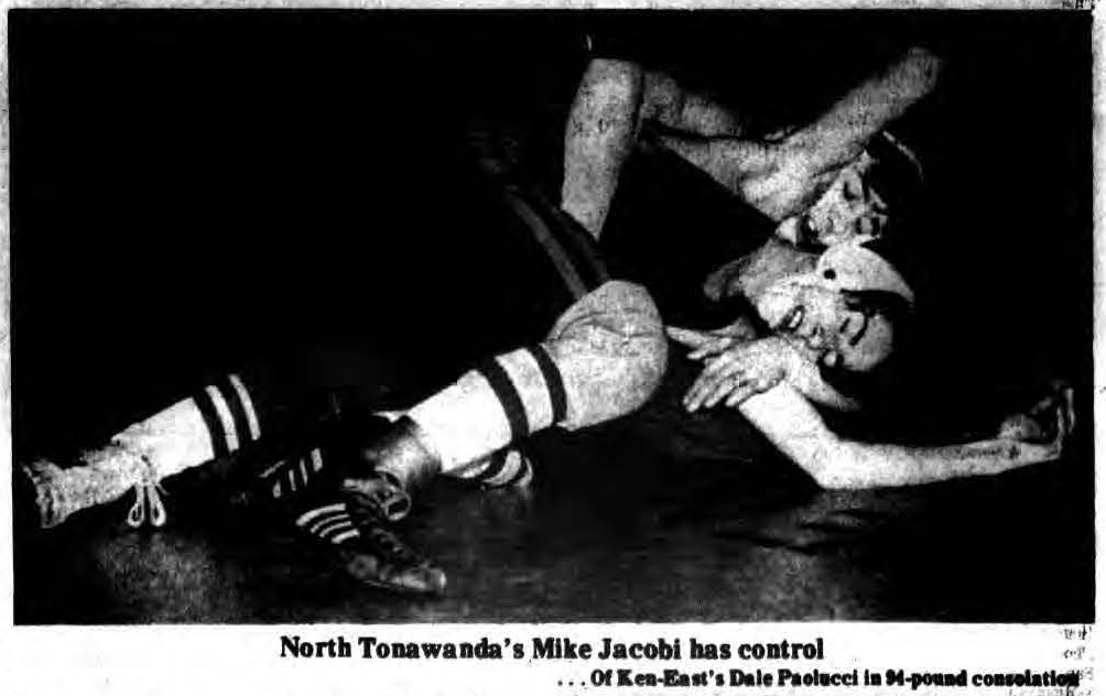 North Tonawanda\'s Mike Jacobi has control