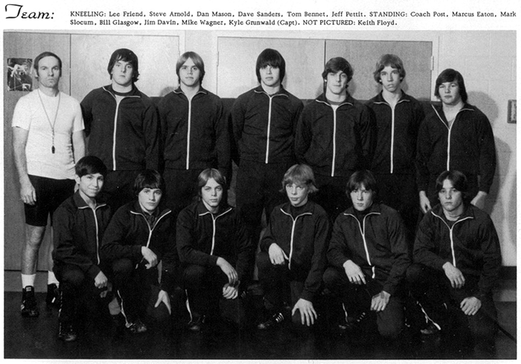 1976-1977 Pioneer Panthers Varsity Wrestling