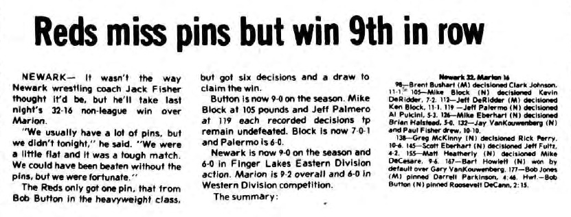 Reds miss pins but win 9th in row