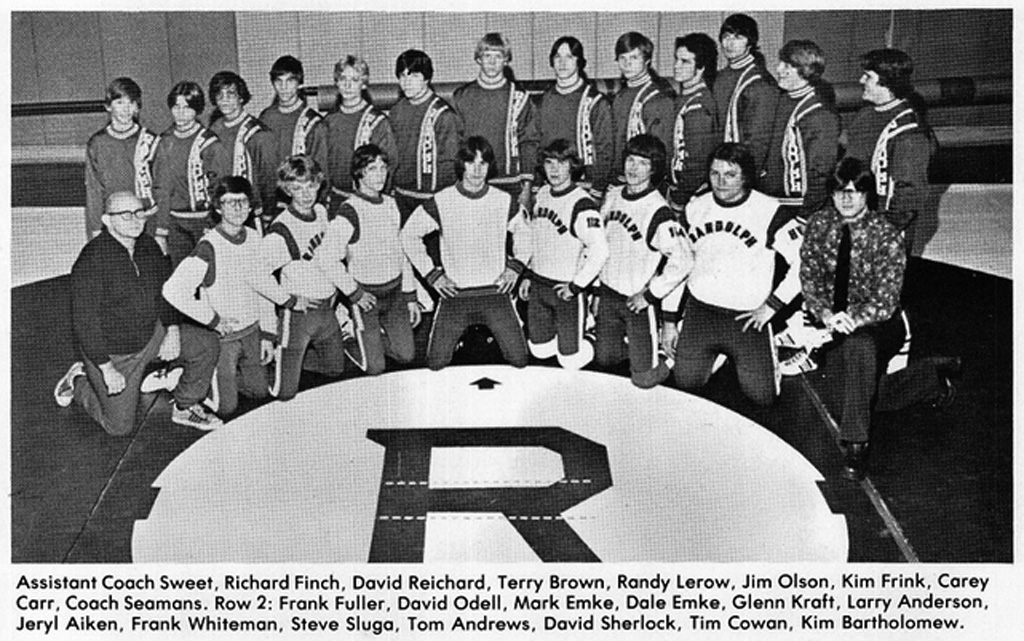 1977-1978 Randolph Cardinals Wrestling