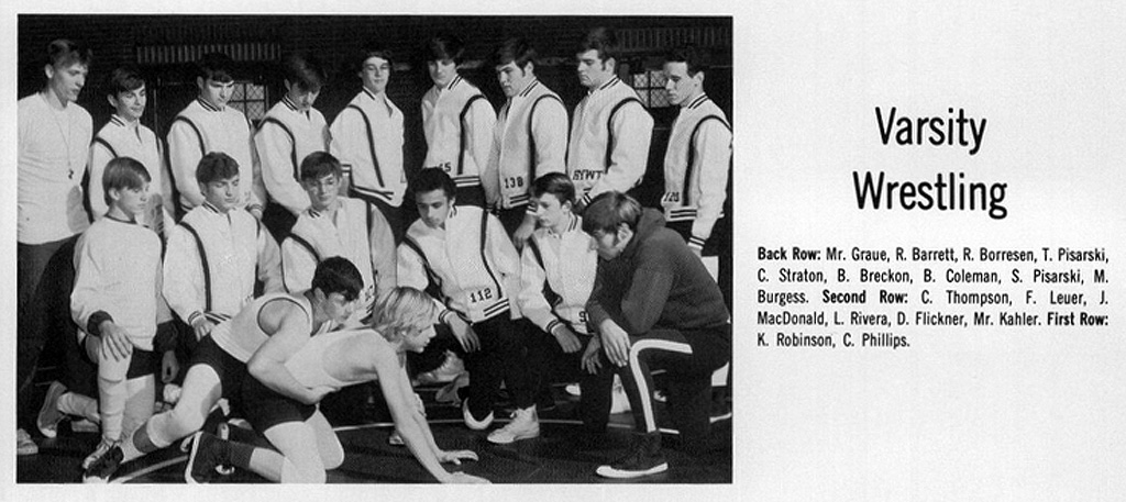 1971-1972 Barker Raiders Varsity Wrestling