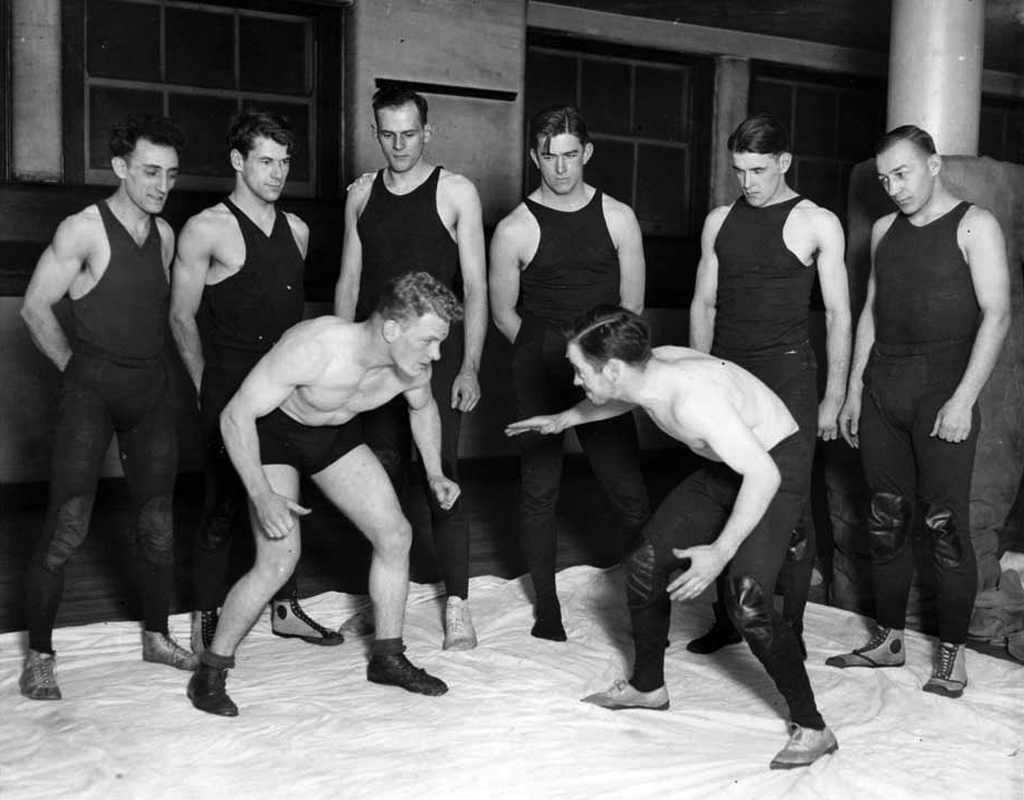 The Undefeated Wrestling Team of 1928-29