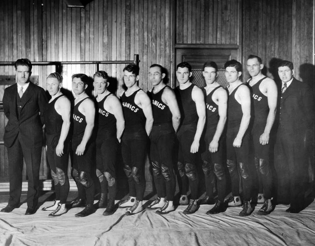 1927-1928 Mechanics Institute Techmen Wrestling