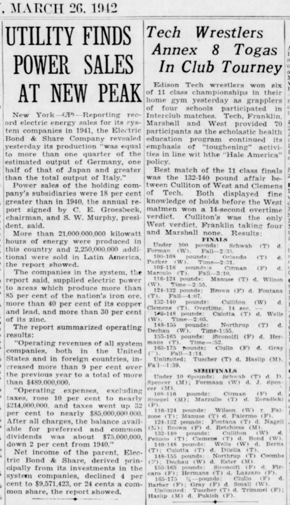 Tech Wrestlers Annex 8 Togas In Club Tourney