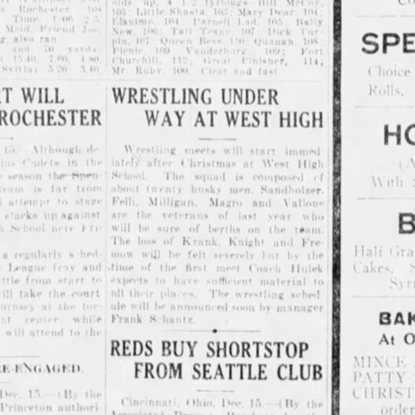 West Under Way at West High