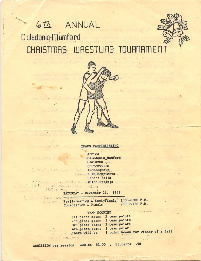 6th Annual Caledonia-Mumford Christmas Wrestling Tournament