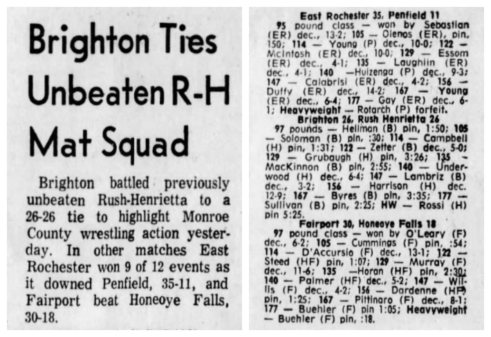 Brighton Ties Unbeated R-H Mat Squad