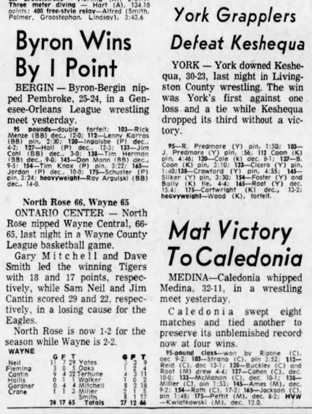 Mat Victory To Caledonia