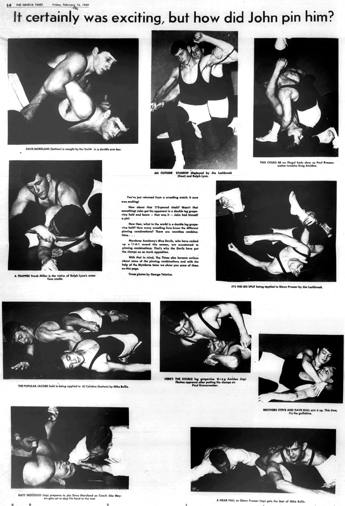 It certainly was exciting, but how did John pin him?