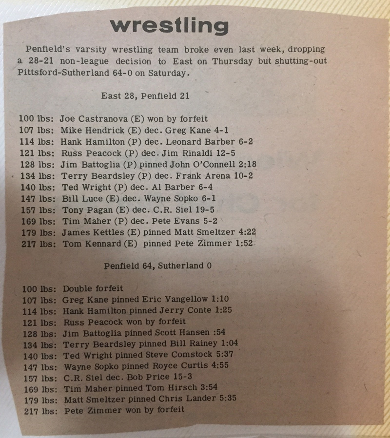 East 28, Penfield 21