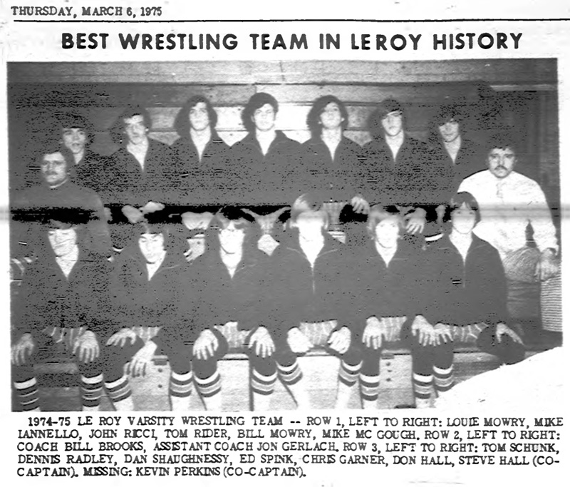Best Wrestling Team in Le Roy History